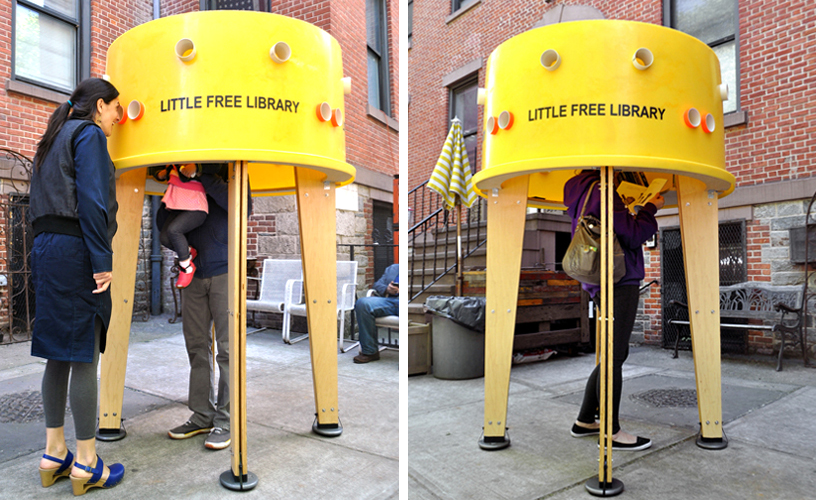 Little free library by Stereotank: 