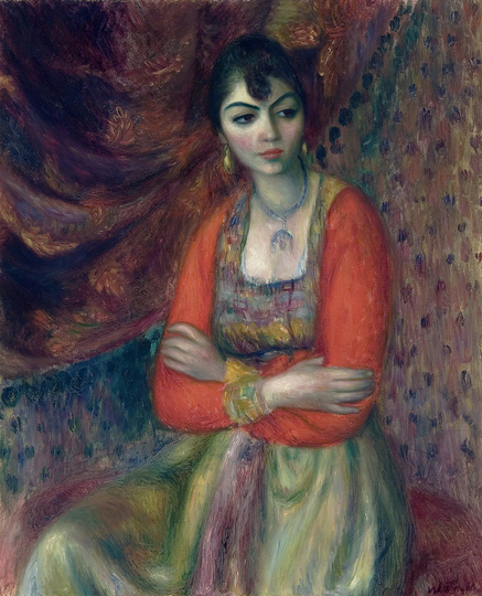William Glackens: William Glackens. Armenian Girl, 1916. Oil on canvas, 32 x 26 in. (81.3 x 66 cm). The Barnes Foundation, Philadelphia and Merion, PA, BF176