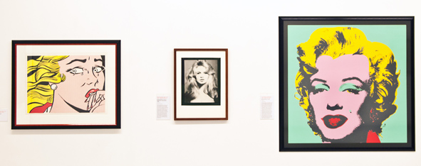 Hair!: ... to the beguiling blond of Maria Magdalena and Marilyn Monroe ... 
Roy Lichtenstein, Crying Girl, 1963 Richard Avedon, Brigitte Bardot, 1959 Andy Warhol, Marilyn Monroe 1967 © Peter E. Rytz 2013.