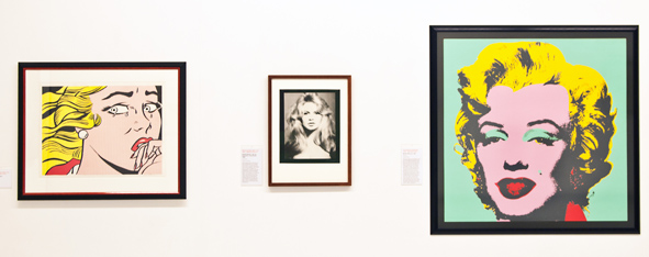 Hair!: ... to the beguiling blond of Maria Magdalena and Marilyn Monroe ... 
Roy Lichtenstein, Crying Girl, 1963 Richard Avedon, Brigitte Bardot, 1959 Andy Warhol, Marilyn Monroe 1967 © Peter E. Rytz 2013.