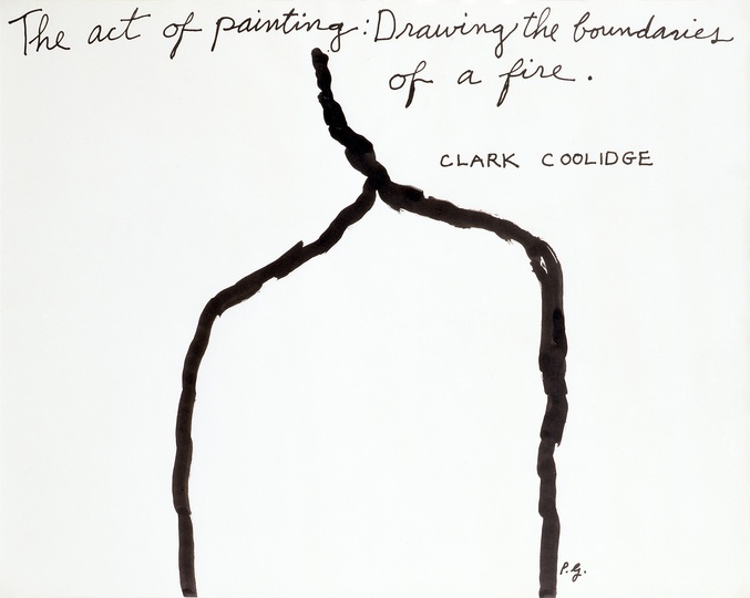 Philip Guston - Late Works: Philip Guston, Clark Coolidge: The Act of Painting, 1972-1976, Oil on canvas, 47,6 x 61 cm. Private collection © Courtesy McKee Gallery