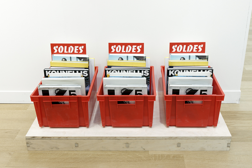FIAC 2013: Soldes by Yann Sérandour represented by Florence Loewy.