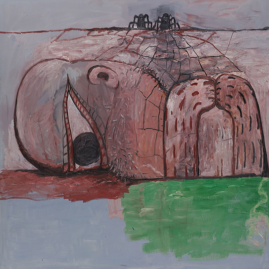 Philip Guston - Late Works: Philip Guston, Web, 1975, Oil on canvas 170,2 x 247 cm. Gift of Edward R. Broida, 2005 The Museum of Modern Art, New York/Scala, Florence