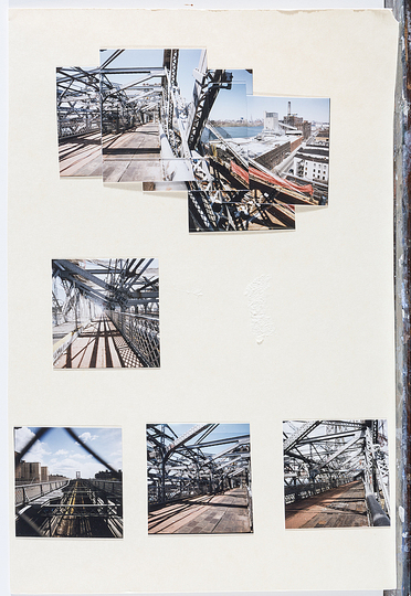 Richard Estes´ New York: Untitled (including Brooklyn Bridge images), date unknown, Richard Estes. Courtesy of a private collection. Photo by Dennis and Diana Griggs