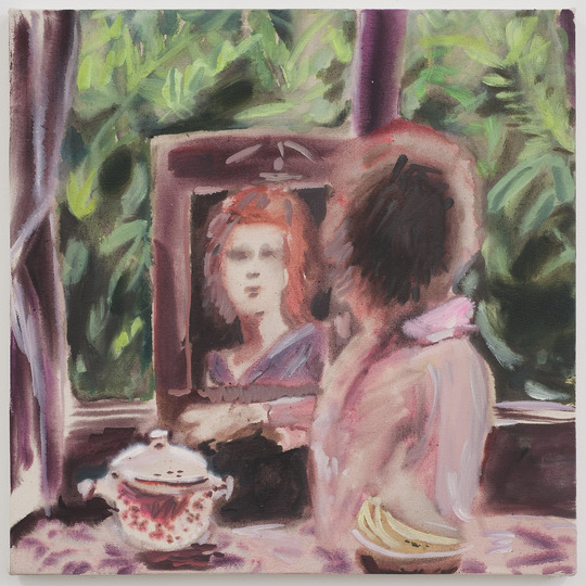 FIAC 2013: David Bowie Gazing at His Reflection by Mari Eastman represented by Cherry and Martin.