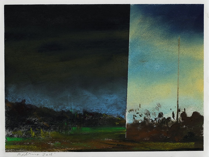 Martin Schnur: Untitled, , 2012, Pastel on paper, 30 x 40 cm