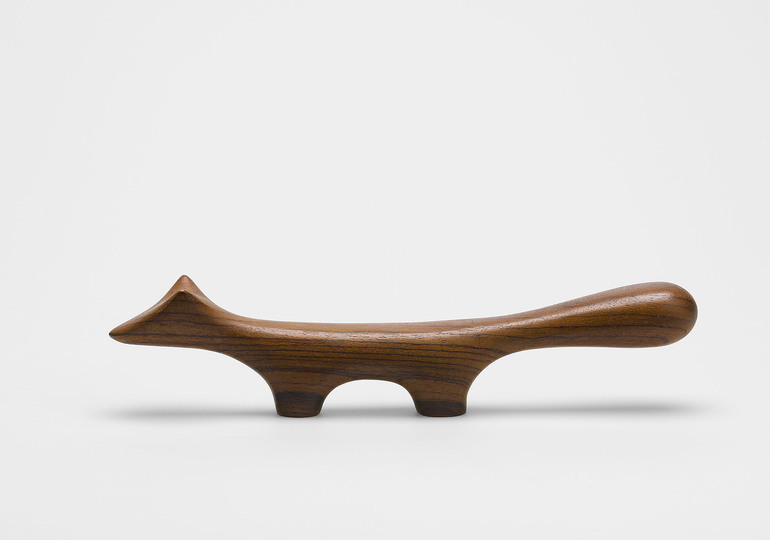 100 Years of Swiss Design: Antonio Vitali, Wooden Fox, 1944, Museum für Gestaltung Zürich, Design Collection. Photo: FX. Jaggy & U. Romito © ZHdK