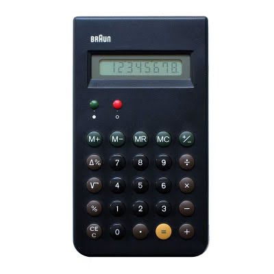 Everyday Design Classics: Braun pocket calculator