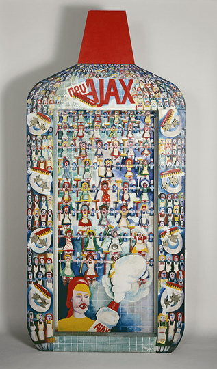 German Pop: Thomas Bayrle, Ajax, 1966. MMK Museum für Moderne Kunst Frankfurt am Main Photo: Rudolf Nagel, Frankfurt am Main