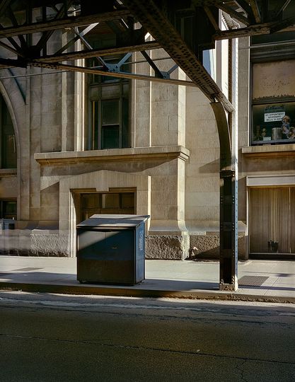 Wayne Sorce:  Urban Color: Under the El, Chicago, 1978