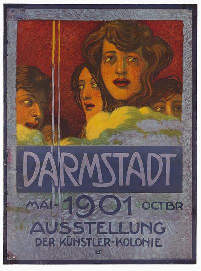 Hans Christiansen´s Jugendstil: Artists Colony Darmstadt-Exhibition PoAusstellung Darmstadt 1901, Institut Mathildenhöhe, Städtische Kunstsammlung Darmstadt, Foto: Gregor Schuster