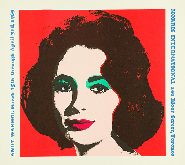 Posters. Andy Warhol: Andy Warhol, Liz, 1965 (Morris International, Toronto), Museum für Kunst und Gewerbe Hamburg © 2014 The Andy Warhol Foundation for the Visual Arts, Inc. / Artists Rights Society (ARS), New York.