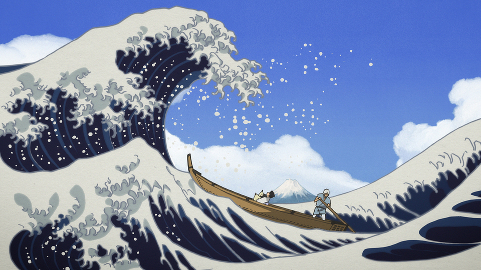HOKUSAI X MANGA: Miss Hokusai, film still, 2015, © 2014-2015 Hinako Sugiura•MS.HS / Sarusuberi Film Partners, All Rights Reserved
