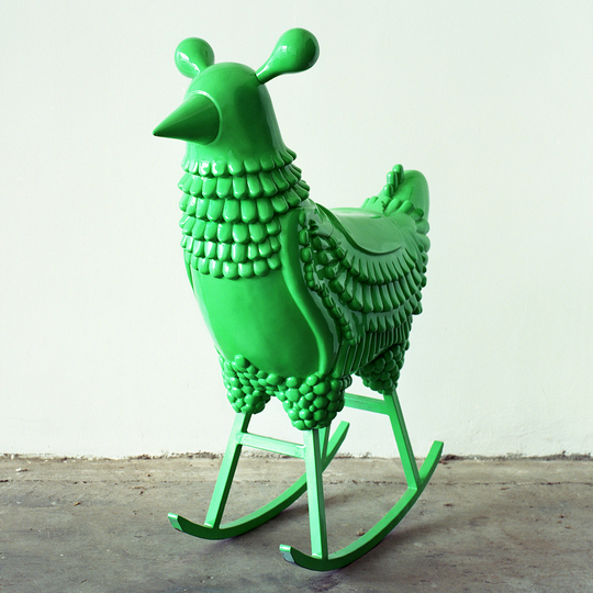 Jaime Hayon Mediterranean Digital Baroque: Jaime Hayon
 Green Chicken 
© Jaime Hayon 