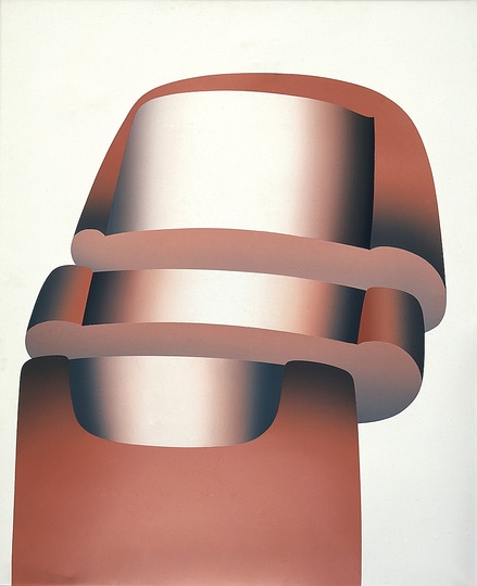 German Pop: Lambert Maria Wintersberger, 
Spaltung 10 (Division 10), 1969, Acrylic on canvas, 140 x 115 cm. Museum Morsbroich, Leverkusen © VG Bild-Kunst, Bonn 2014 Photo: Friedrich Rosenstiel, Cologne