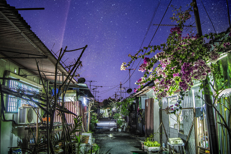 Sony World Photography Awards: This is the back alley of my grandmother's house in Alor Setar, Kedah. The flower and tree is there for almost a decade, growing and flourishing with limited resources. I shot this during Chinese New Year when the sky is the clearest and the amount of light pollution is the lowest around the area here.

Yong Lin Tan

© Yong Lin Tan, Malaysia, 1st Place, Environment, Youth Award, 2015 Sony World Photography Awards