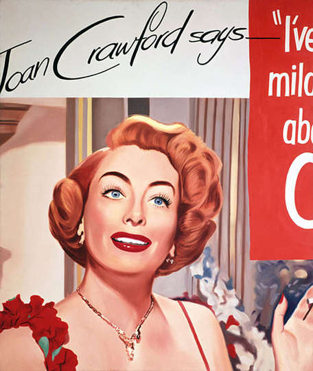 Pop Art 1960s: James Rosenquist, Untitled (Joan Crawford Says...), 1964, 242 x 196 cm, oil on canvas.Museum Ludwig, Köln © VG Bild-Kunst, Bonn 2014 Photo: Rheinisches Bildarchiv