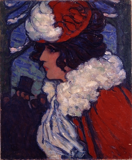 Hans Christiansen´s Jugendstil: Winter in Paris, 1897, Museumsberg Flensburg.