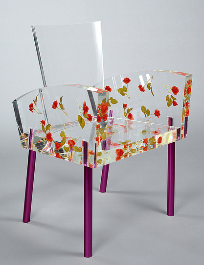 18 classic chairs: Miss Blanceh by Shiro Kuramata, 1980. Jacksons  Collection.