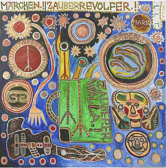 The Artists of Gugging: Märchen.! Zauberrevolfer.! by August Walla, 1991 © Art Brut KG.