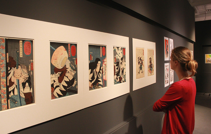 HOKUSAI X MANGA: Hokusai x Manga, exhibition view 1, photo: Christiane Papenmeyer