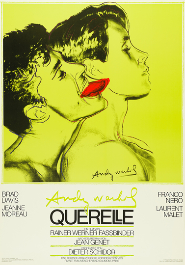 Posters. Andy Warhol: Andy Warhol, „Querelle“ von Rainer Werner Fassbinder, 1982, Museum für Kunst und Gewerbe Hamburg © 2014 The Andy Warhol Foundation for the Visual Arts, Inc. / Artists Rights Society (ARS), New York.