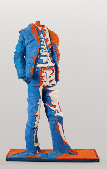 German Pop: Uwe Lausen, Pilot, 1966, Colored, reinforced plaster 160 x 60 x 45 cm Private collection © VG Bild-Kunst, Bonn 2014 Photo: fluid archives