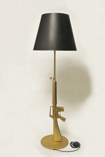 Good Taste? Bad Taste?:  'Guns – Lounge Gun' Standing Lamp by Philippe Starck for Flos, 2005, , Production Year 2009, Sammlung Werkbundarchiv – Museum der Dinge, Berlin.