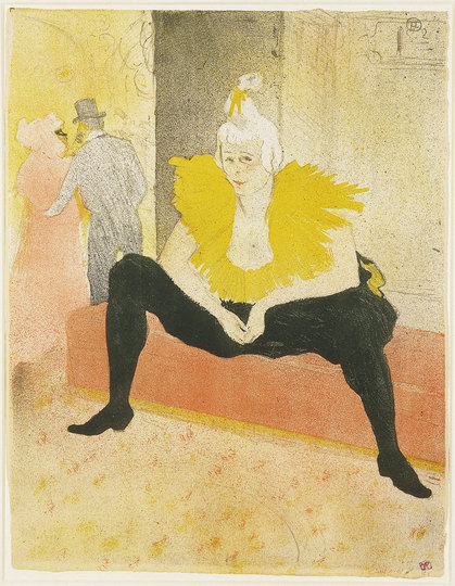 Henri de Toulouse-Lautrec: La Vie Bohème: Henri de Toulouse-Lautrec, La Clownesse assise, Mademoiselle Cha-u-Kao, 1896