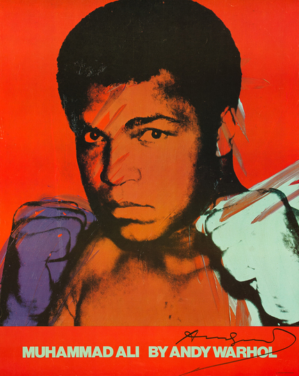 Posters. Andy Warhol: Andy Warhol, Muhammad Ali, 1978, Museum für Kunst und Gewerbe Hamburg © 2014 The Andy Warhol Foundation for the Visual Arts, Inc. / Artists Rights Society (ARS), New York