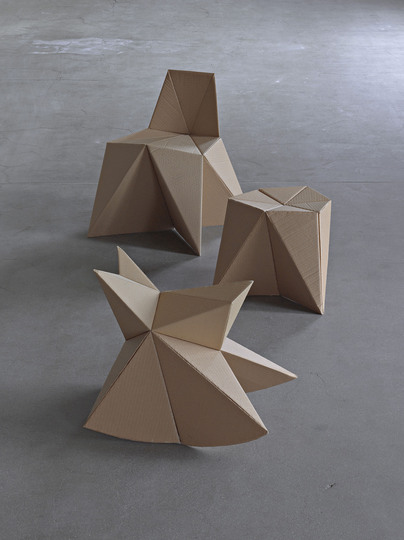 DIY Design: Nicola Stäubli, Foldschool, chair, stool and rocking horse, 2007, photo:  © Michael Sieber
