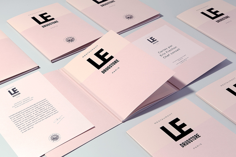 Le Drugstore Brand Identity: Overview press pack Le Drugstore Brand Identity by Design&Practice