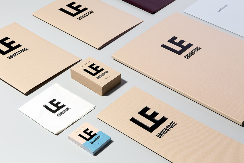 Le Drugstore Brand Identity: Le Drugstore Brand Identity by Design&Practice