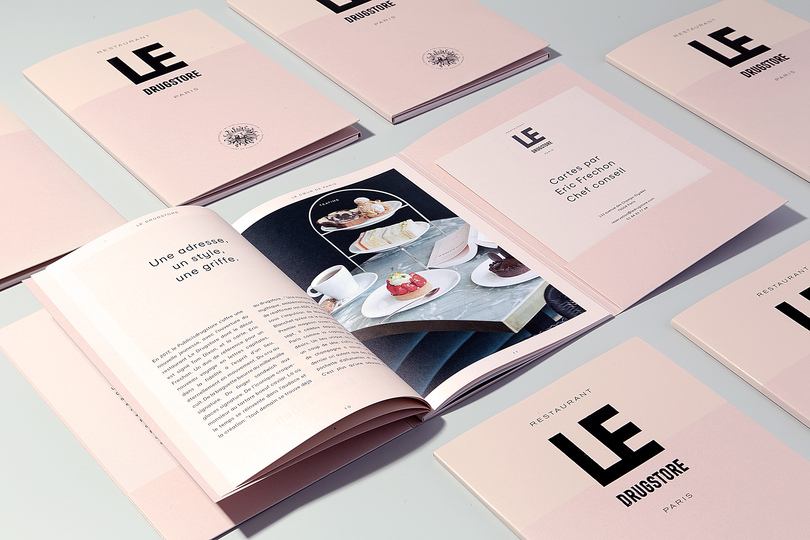 Le Drugstore Brand Identity: Le Drugstore Brand Identity by Design&Practice