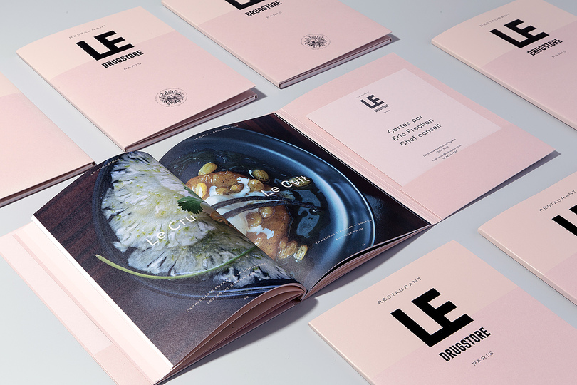 Le Drugstore Brand Identity: Press Pack Le Drugstore Brand Identity by Design&Practice