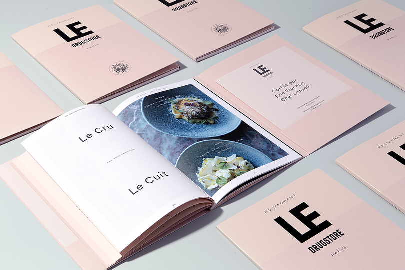 Le Drugstore Brand Identity: Press Pack Le Drugstore Brand Identity by Design&Practice