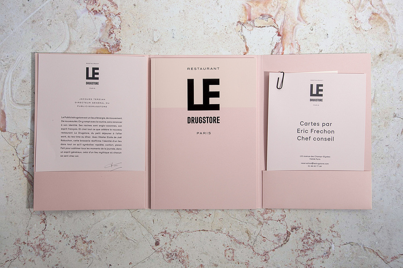 Le Drugstore Brand Identity: Le Drugstore Brand Identity by Design&Practice