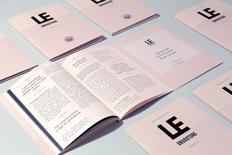 Le Drugstore Brand Identity: Press Pack Le Drugstore Brand Identity by Design&Practice