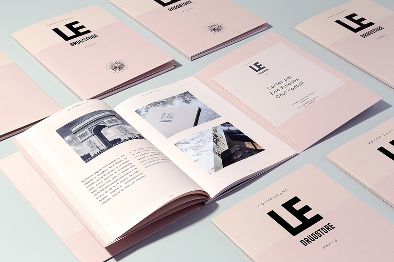 Le Drugstore Brand Identity: Press Pack Le Drugstore Brand Identity by Design&Practice