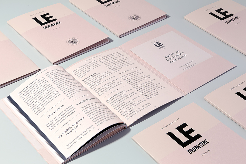 Le Drugstore Brand Identity: Press Pack Le Drugstore Brand Identity by Design&Practice