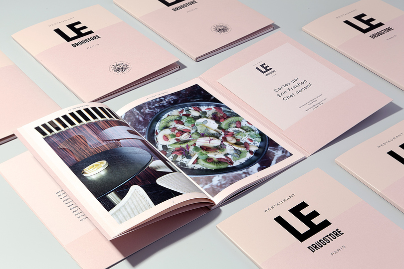 Le Drugstore Brand Identity: Press Pack Le Drugstore Brand Identity by Design&Practice