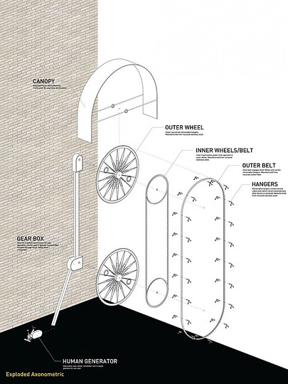 Bike architecture: Bike hanger