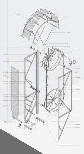 Bike architecture: Bike hanger