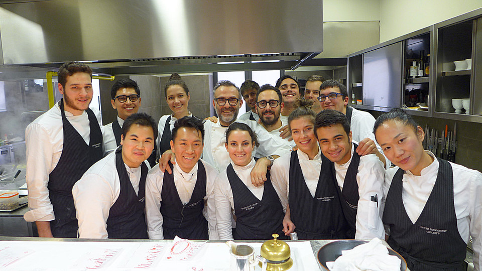 The compositions of Massimo Bottura: 