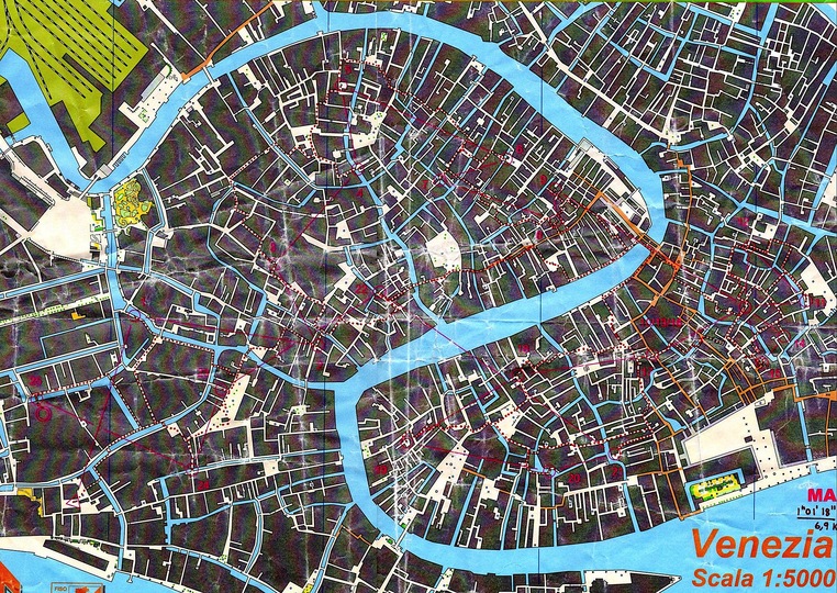 Tourist Map of Venice: 