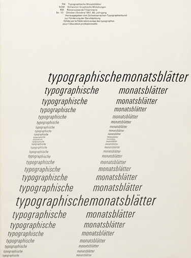 Typografisch: 