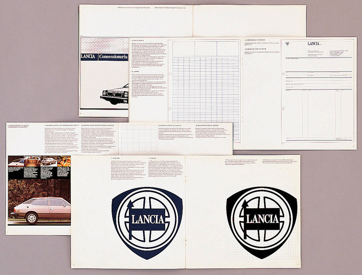Massimo Vignelli 1931-2014: Lancia Brand Indentity Design, 1978.
