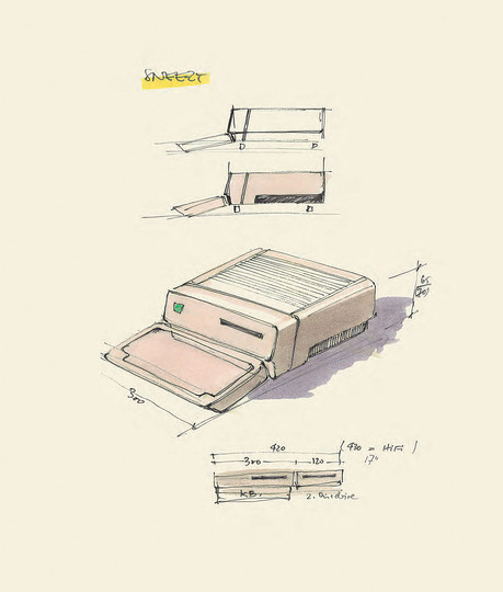 The early design years of Apple: Of course, you have to consider what Apple was competing against at the time. The tiny field of “home
and personal computing” was occupied by the Commodore PET and the 64. There also were a variety of self-assembled kits, which were mostly for hobbyists. Companies such as Osborne (a portable computer within the size of a boarding case) and Altair (more “system centric”) completed the field. Except for the Commodore 64, all home and personal computers in 1978 were ugly beyond imagination, and the
C64 suffered from a lousy display quality due to the digital signal shredding necessary for display on its
analog TV screen — drawbacks which didn’t stop the company from selling millions of the machines.