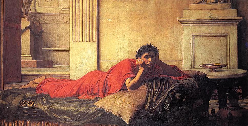Indolence in Art: John William Waterhouse, The Remorse of Nero After the Murder of His Mother,  1878