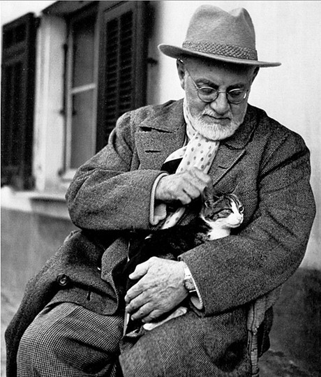 Cats in Art: Artist Henri Matisse and his cat Minouche